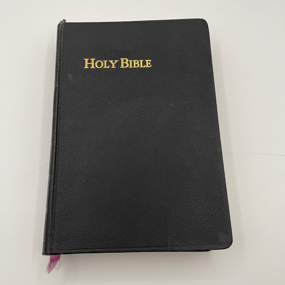 Vintage 1944 King James Holy Bible National Bible Press KJV Black Hardcover
